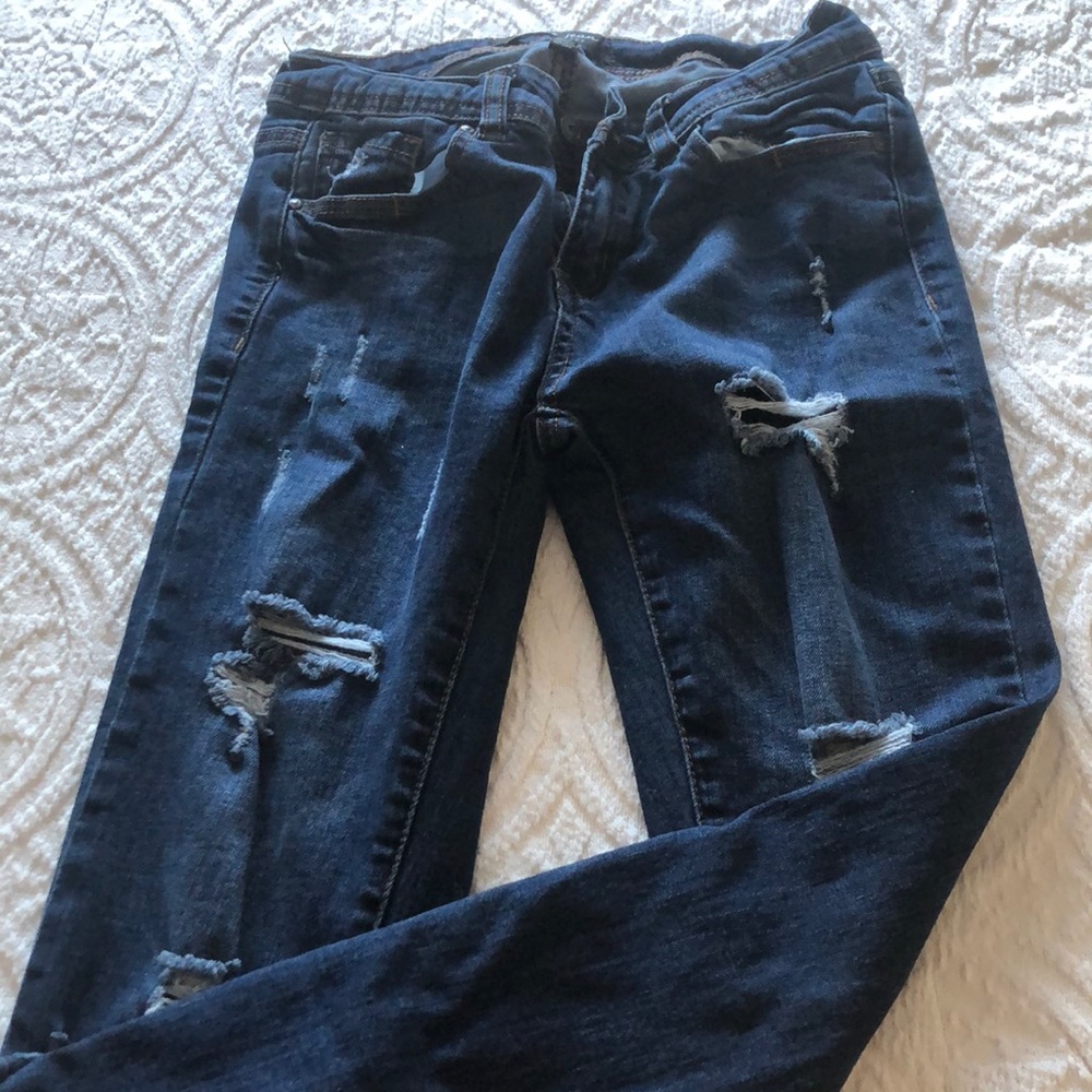 Low rise jeans